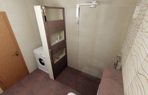 3D vizualizace koupelny