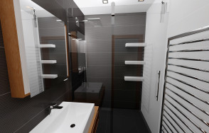 3D vizualizace koupelny 2