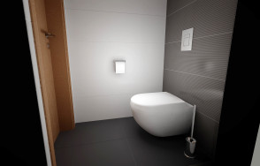 3D vizualizace koupelny 2