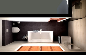 3D vizualizace koupelny 4